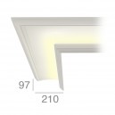 ref 192A LED CHAMPIGNY Ceiling cornice